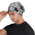 thumbnail image 3 of Naloa Spiders Soft Beanie Hat, Knit Beanie Daily Beanie in Fine Knit for Women Men Winter Travel, Outdoor, 3 of 7