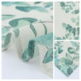 thumbnail image 2 of REGALWOVEN Farmhouse Placemats Set of 6 Linen Placemats for Dining Table Decor Indoor Outdoor Washable Kitchen Table Mat Wipe Clean Green 18*12in, 2 of 5