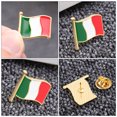 thumbnail image 3 of KAKOWELY 6 Pcs Broche Drapeau National Italien au Design Élégant pour Chapeaux et Sacs, 3 of 8