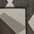 thumbnail image 6 of Nourison Positano Indoor/Outdoor Black 5' x 7' Area Rug (5x7), 6 of 9