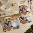 thumbnail image 6 of Bob's Burgers 4 Pcs Shower Curtain Set Bathroom Sets Shower Curtain with 12 Hooks Bathroom Decor with Rugs Bath Accessories with Mats Toilet Lid Cover, 6 of 8
