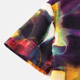thumbnail image 3 of Camisas De Franela Para Hombre Camisa con estampado informal Camisa de color con cuello de manga corta en contraste para hombre Camisas para hombre (Yellow, XL), 3 of 7