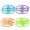 4-Multicolour, variant on 8/16/24/32pcs Outdoor Flying Toys, Flying Discs Accesories, Flying Discs Supplement Set, Compatible with Most Handheld and Foot-Powered Flying Disc Toys