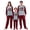 Gray, variant on Matching Family Christmas Pajamas, What The Elf Long Sleeve Striped Pants