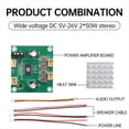 thumbnail image 3 of Placa Amplificadora de Potencia de Audio Estéreo Digital de 2,0 Canales, 5 V-26 V CC, 50 W + 50 W, Módulo Amplificador de Audio de 2 A, TPA3116, 3 of 5