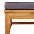 thumbnail image 7 of vidaXL Patio Footstool with Cushions Solid Wood Acacia, 7 of 7