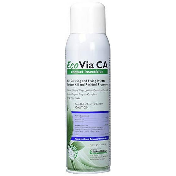 Rockwell Labs EVCA016 EcoVia CA Insecticide Contact Aerosol