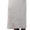thumbnail image 5 of J. METHOD Women's Half Sleeve Scoop Neck Plain Modest Maxi Long Dress NEWDR44 Heather M, 5 of 6