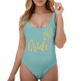 thumbnail image 1 of MKLEKYY Traje De Baño Mujer Women Fashion Letter Print Piece Swimsuit Sexy Bikini Swimwear Bathing Sleeveless Backless Swimsuit 1838, 1 of 4
