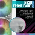 thumbnail image 4 of Cooler Master HAF 500 - Tower - extended ATX - windowed side panel (tempered glass) - no power supply (ATX) - white - USB/Audio, 4 of 15