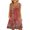 Z-05Watermelon Red, variant on Coerni Kids Girls Floral Sleeveless Dress Scoop Neck Elegant Sundress Flowy A Line Dresses Flower Print Knee Length Dress
