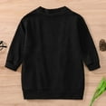 thumbnail image 4 of Toddler Girls Sweaters Cardigan Summer New Kids Girls Open Front Cardigan Sweaters Long Sleeve Cable Knit Fashion Clothes with Pockets Black 5 Years, 4 of 7