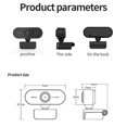 thumbnail image 6 of 1080P Webcam with Microphone HD Webcam USB Camera for PC Laptop, Zoom, Skype, Facetime, , Linux, 6 of 10