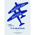 thumbnail image 2 of Retrotravel 15x18 White Modern Wood Framed Museum Art Print Titled - American Patrol, 2 of 4