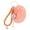 Peach Red, variant on SPRING PARK Women Hollow Ball Pompom Keychain Keyring Car Key Ring Chain Charm Bag Pendant Decor
