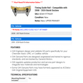 thumbnail image 2 of Timing Guide Rail - Compatible with 2008 - 2024 Buick Enclave 2009 2010 2011 2012 2013 2014 2015 2016 2017 2018 2019 2020 2021 2022 2023, 2 of 2