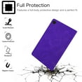 thumbnail image 2 of Embossed Mandala Case for Galaxy Tab A7 Lite 2021, SM-T220 SM-T225 Cover, Allytech Multiple Angle Viewing Stand PU Leather Shockproof Wallet Case for Samsung Galaxy Tab A7 Lite 8.4" 2021, Purple, 2 of 5
