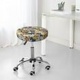thumbnail image 7 of Kll Sicilian Style Round Bar Chair Cushion Cover 13 Inch,Bar Stool Protector With Elastic, Soft Washable, 7 of 7