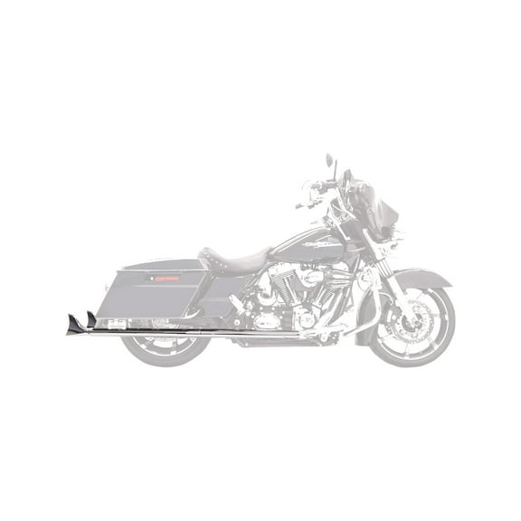 Bassani 2.25" Fishtail Chrome 33" Slip-On Mufflers w/Baffles (1F27E33)