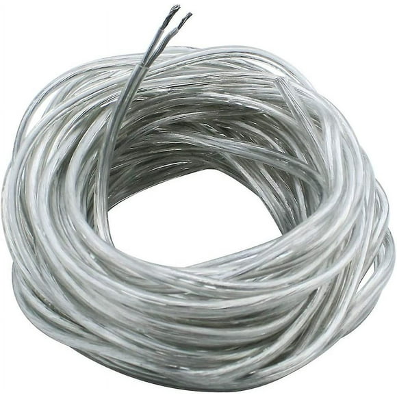 10 Meter Transparent Wire 2 Core Electrical Wire Pvc Flexible Cable 0.75mm 5a