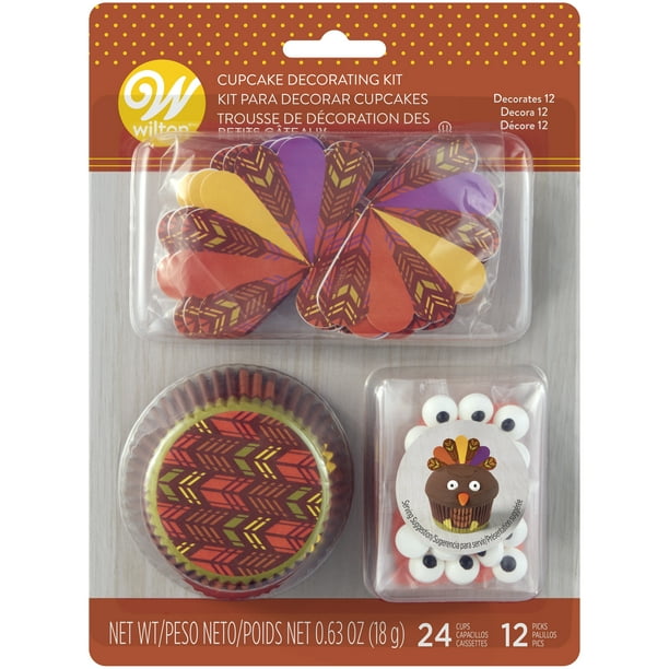 Wilton Thanksgiving Turkey Cupcake Decorating Kit