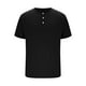 thumbnail image 4 of pstuiky Camisa de manga corta para hombre, Blusa deportiva informal de manga corta con cuello alto para hombre camisas casuales para hombre xxl, 4 of 6