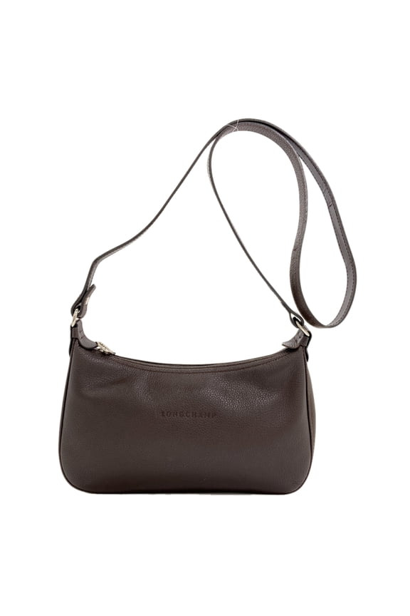 Pre-Owned Longchamp Logo Shoulder Bag Leather Women's
