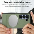 thumbnail image 5 of Decase Case for Samsung Galaxy Z Fold 4, Shockproof Magnetic Leather Phone Case,Green, 5 of 9