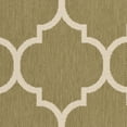 thumbnail image 7 of SAFAVIEH Courtyard Alyssa Geometric Indoor/Outdoor Area Rug, Green/Beige, 4' x 4' Square, 7 of 7