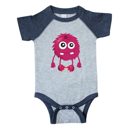 

Inktastic Furry Monster Cute Little Monster Pink Monster Gift Baby Boy or Baby Girl Bodysuit
