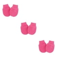 thumbnail image 4 of Manoplas para bebés Minnieouse guantes Algodón spandex Decoración Rosa roja, 4 of 6