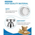 thumbnail image 6 of SHANNA Electric Automatic Sieve Shaker Vibrating Sieve Machine Food Industrial Stainless Steel Sifter for Granule Powder Grain (Only Machine, No Sieve), 6 of 8