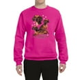 thumbnail image 2 of If It's Not a Dachshund It's Just a Dog Gift | Mens Dog Lover Crewneck Graphic Sweatshirt, Fuschia, 3XL, 2 of 3