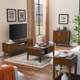 thumbnail image 2 of Vintage Style Sideboard | Use as Coffee Bar or Wine Cabinet | MDF and Solid Wood Construction | Allows Easy Charging of Devices, 2 of 3