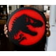 thumbnail image 3 of Letrero LED de pared con el logotipo de T-Rex de Parque Jurásico de Ukonic, 30 cm, 3 of 8