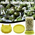 thumbnail image 5 of Seed Sprouting Kit, 2 Large Wide Mouth Mason Jars with Sprout Lids, Blackout Sleeves, Drain Tray, Stainless Steel Stand, Sprouts Growing Kit for Bean, Broccoli, Alfalfa, 5 of 7