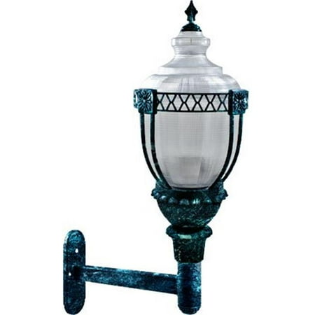 

Dabmar Lighting GM677-VG 175 watt Metal Halide Mogul Base 120 V Clear Acorn Wall Fixture with Heat Resistant Glass Black Bronze & Verde Green