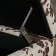 thumbnail image 5 of Tia Velvet Storage Ottoman, Milk Cow, 5 of 5