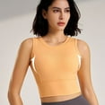 thumbnail image 6 of Wancir High Neck Longline Sports Bras for Women - Padded Workout Crop Tank Tops with Built in Bra, 6 of 8