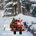 thumbnail image 4 of LPSSTORE Santa Truck Outdoor Garden Courtyard Inserted Sign Christmas Decoration, 4 of 7