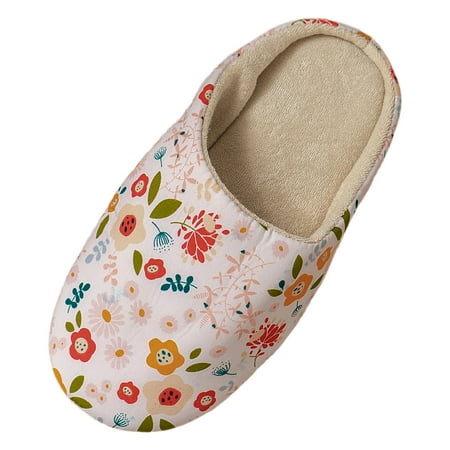 

VBARHMQRT Travel Slippers for Women New Japanese Soft Sole Silent Plush Shivering Slippers with Non Slip Wood Flooring Indoor Cotton Slippers Shower Slippers for Women Travel