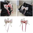 thumbnail image 2 of lanema Imitation Pearls and Lace Bowknot Bag Accessory With Portable Designs Fashion Accessory for Sweet Styles Enthusiasts, 2 of 13