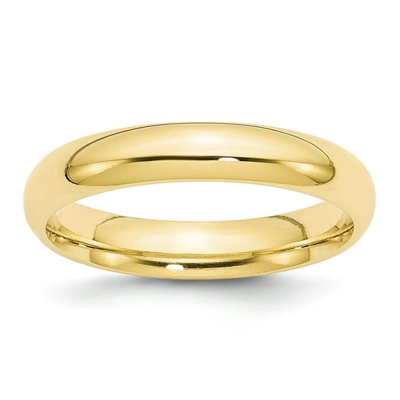 10KY 4mm Standard Comfort Fit Band Size 8.5 in 10k Yellow Gold