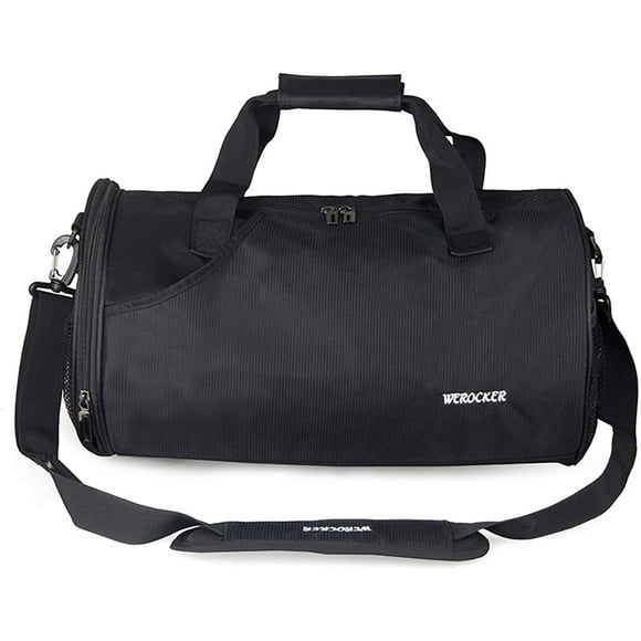 Sports Gym Bag for Men and Women Workout Bags Mens Gym Bag Black
