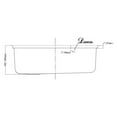 thumbnail image 3 of Dawn® Undermount Single Bowl Sink With Side Drain, 3 of 4