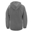 thumbnail image 2 of Men's Water Resistant Polar Fleece Lined Hooded Windbreaker Rain Jacket (Gray, 2XL), 2 of 2