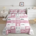 thumbnail image 2 of Manfei Woodland Animal Bedding Comforter Set,Rustic Hunting Twin Comforter Sets,Bear Deer Silhouette Bedding Set For Teens,Luxury Bedroom Decor Reversible,2pcs, 2 of 8