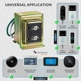 thumbnail image 2 of Newhouse Hardware 40TR 24V Wired Technology Power Type: 40vA Door Bell Transformer,Goldnt, 2 of 6