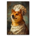 thumbnail image 3 of Shiba Inu Dog Chef Poster, Shiba Inu Dog Cooking Food Canvas Print for Restaurant Kitchen Decor, Kitchen Animal Picture Wall Decor, 3 of 6