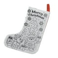 thumbnail image 2 of Set of 3 Paint Your Own Santa and Reindeer Christmas Stocking, 2 of 3